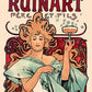 Champagne Ruinart by Alphonse Mucha Art Nouveau Poster