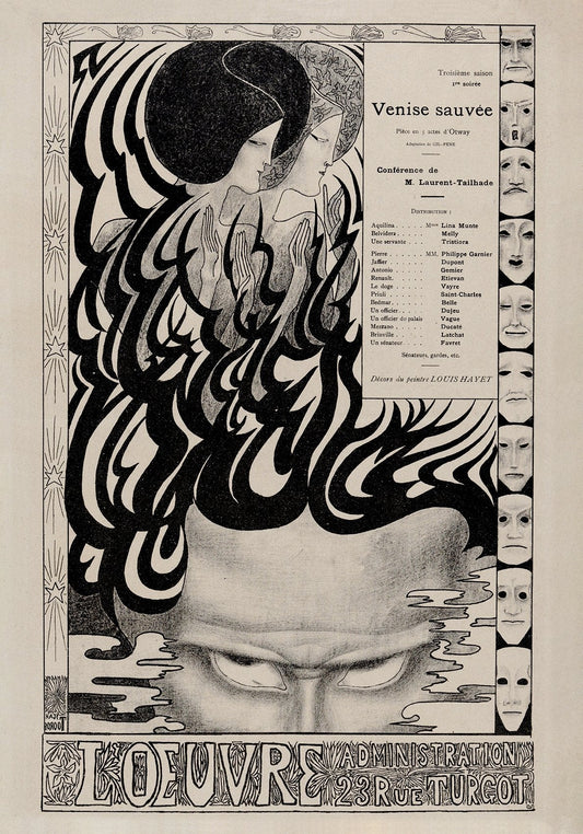 Play Vénise sauvée Vintage Poster by Jan Toorop