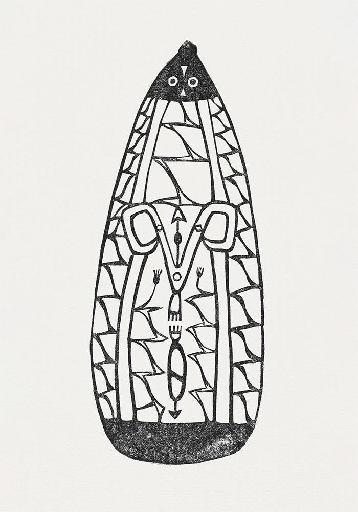 Schild (Sign) Black by Reijer Stolk Art Poster