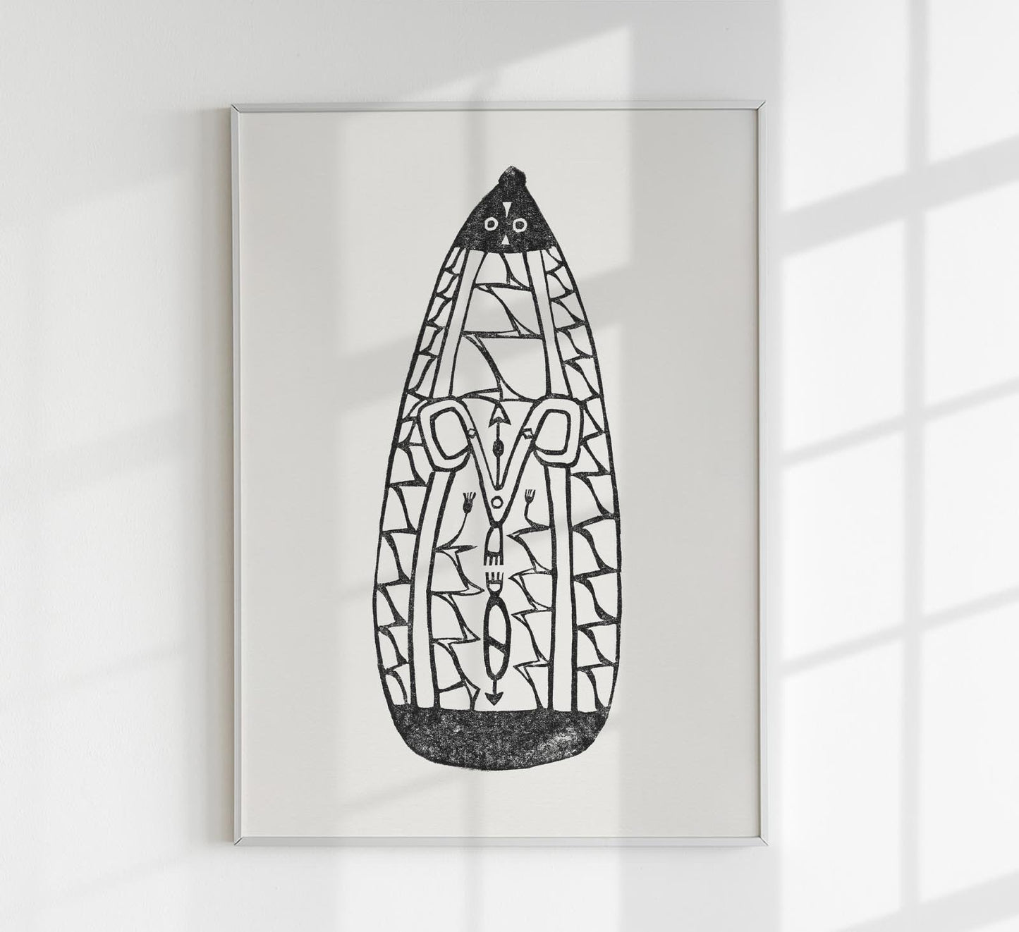Schild (Sign) Black by Reijer Stolk Art Poster