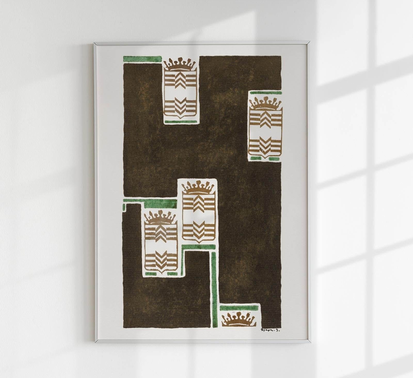 Advertising Poster Design for "Delftsche Slaolie" by Reijer Stolk