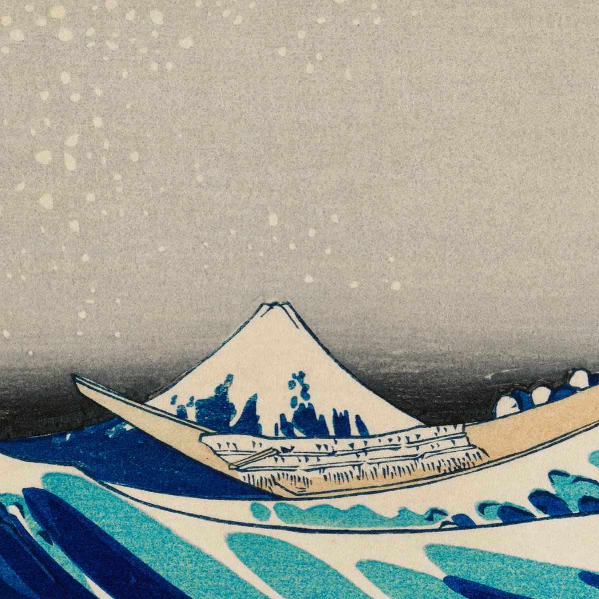 The Great Wave Hokusai Diptych Art Posters