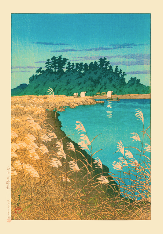 Late Autumn by Hasui
